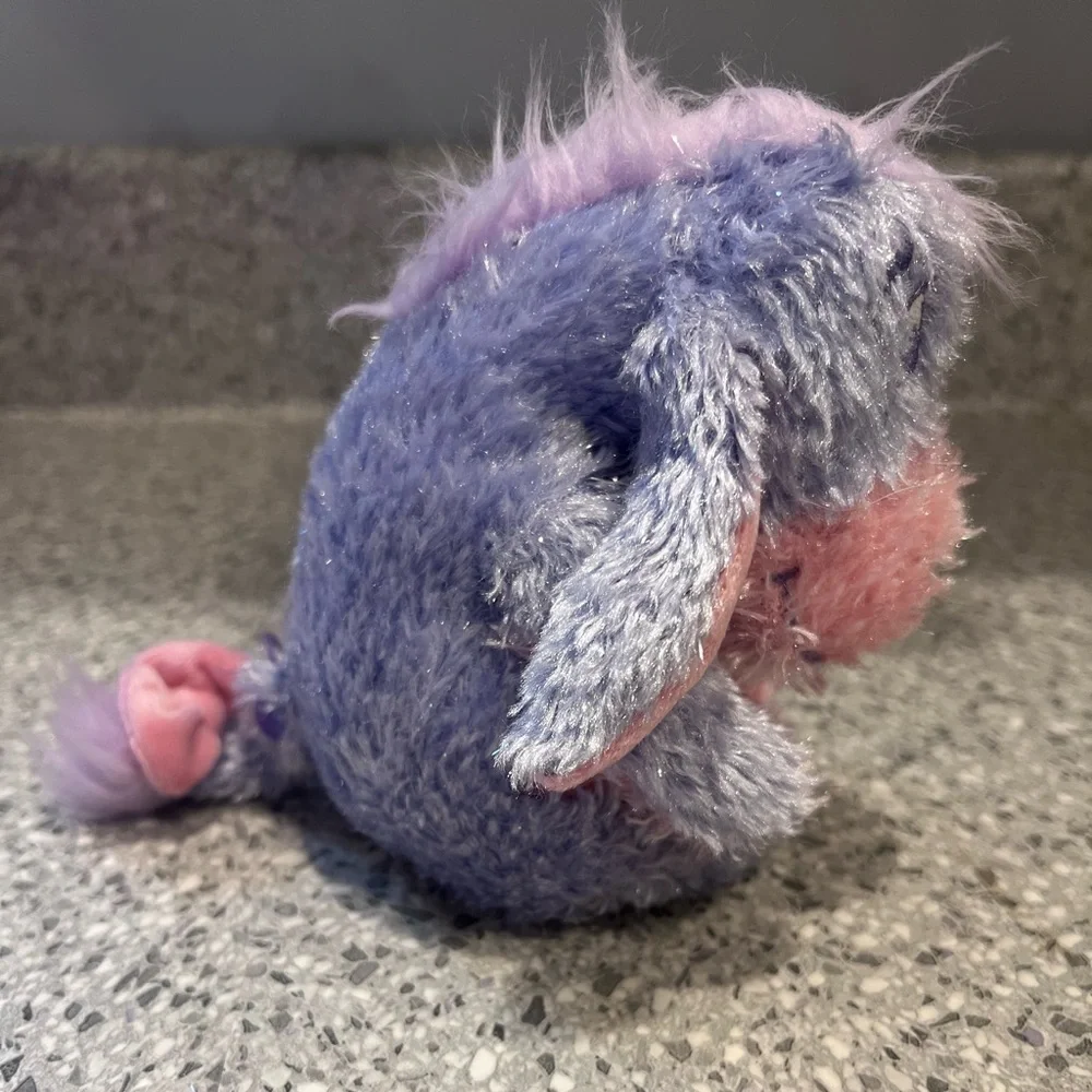 Vintage Disney Store Eeyore Sugar Sweet Pink Purple Sparkle